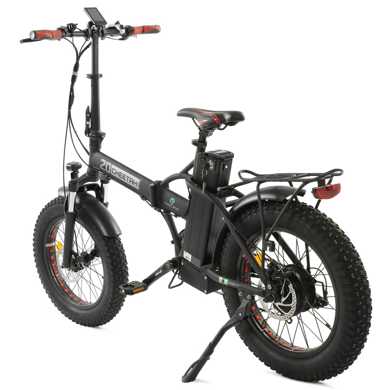 Ecotric 48V Fat Tire Portable and Folding Electric Bike With Color LCD Display NS-FAT20850C