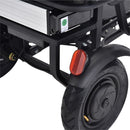 Close Up Right Rear Tire For The MotoTec Folding Mobility Electric Trike 48v 700w Dual Motor Lithium