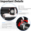 Close Up View Of The Important Details Of The MotoTec Folding Mobility Electric Trike 48v 700w Dual Motor Lithium