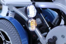 Close Up View Of The Karman XO-505 Power Standing Wheelchair Lights