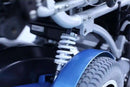Close Up View Of The Karman XO-505 Power Standing Wheelchair Suspension System