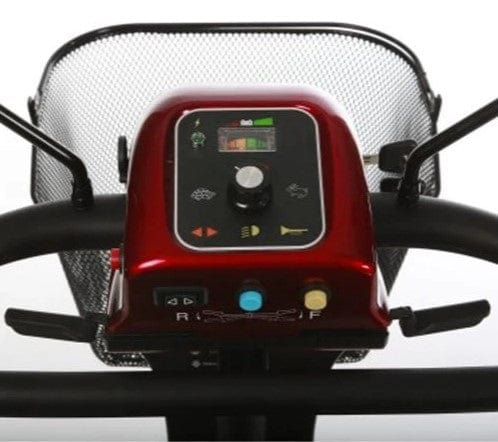 Close Up View Of The Merits Pioneer 4 Mobility Scooter's Display Controls