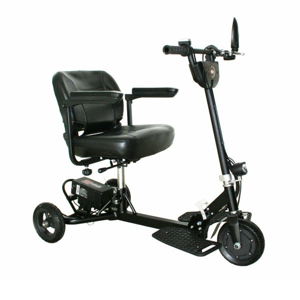 Glion Model 335 SNAPnGO Foldable Lightweight Adult Tricycle with Premium Lithium-ion Battery, Deluxe Seat