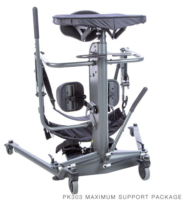 Front View Of The EasyStand StrapStand Standing Frame Maximum Support Package