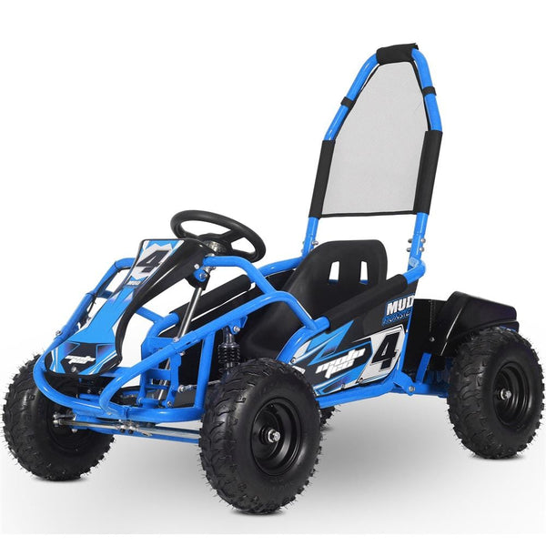 MotoTec Mud Kids Electric 48v 1000w Go Kart Full Suspension