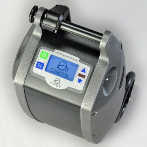 Overhead View Of The O2 Concepts Oxlife Independence Oxygen Concentrator