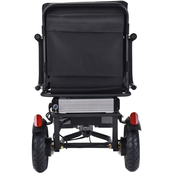 Rear Centered View Of The MotoTec Folding Mobility Electric Trike 48v 700w Dual Motor Lithium