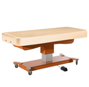Master Massage Equipment Maxking Comfort Electric Lift Spa Salon Stationary Pedestal Flat Beauty Bed