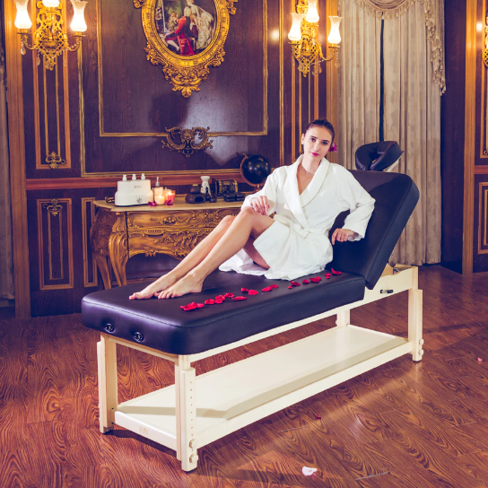 Master Massage Equipment 30" Harvey Tilt Stationary Massage Table two section Tilting Backrest Spa Salon Bed