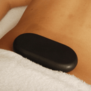 Master Massage Equipment XXL Flat Ovular Basalt Hot Massage Stone 4 Piece Pack 6" X 3.4" X 1.1" Rock