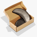 Master Massage Equipment Large Crescent Shape Balsalt Stone For Hot Stone Massage 2 Piece Pack