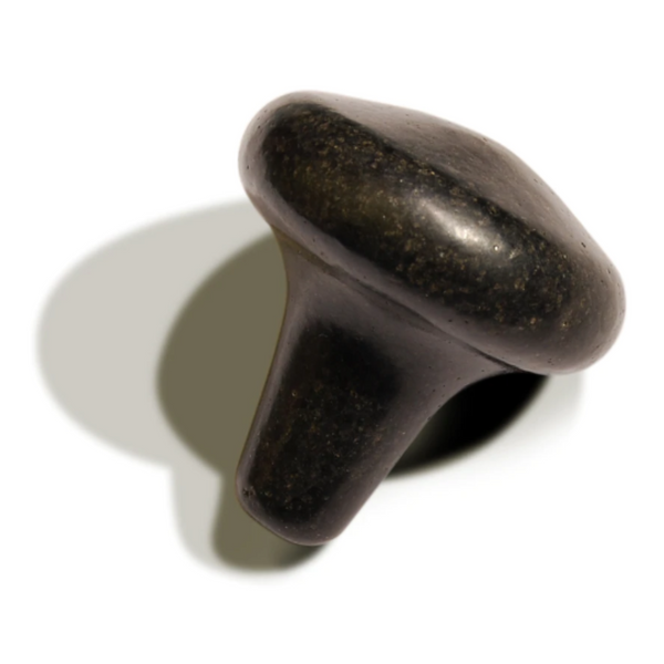 Mushroom Shape Balsalt Hot Massage Stone For Trigger Presser Point 1 Piece(Φ2.5” x 2.5”) By Master Massage Equipment