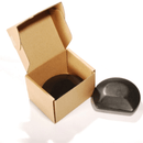 Master Massage Equipment Three Quarter 3/4 Round Balsalt Hot Massage Stone Rock Guasha 2 Piece Pack