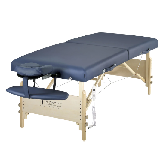 Master Massage Equipment 30" CORONADO™ Portable Massage Table With Therma-Top® - Adjustable Heating System
