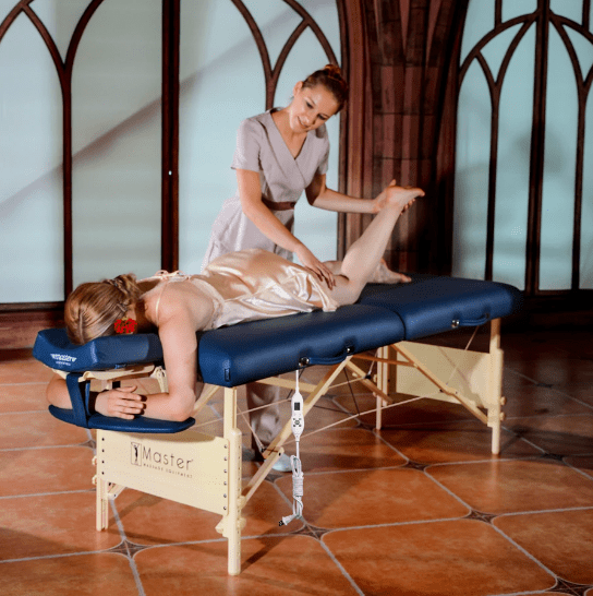 Master Massage Equipment 30" CORONADO™ Portable Massage Table With Therma-Top® - Adjustable Heating System