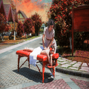 Master Massage Equipment 31" SANTANA™ Portable Massage Table Package with MEMORY FOAM Layer, Shiatsu Cables, & Reiki Panels