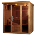 Golden Designs 6-Person Near Zero EMF Far Infrared Indoor Sauna |  GDI-6996-01