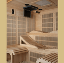 Golden Designs 6-Person Near Zero EMF Far Infrared Indoor Sauna |  GDI-6996-01