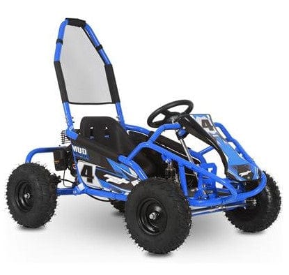 MotoTec Mud Kids Gas Powered 98cc Go Kart Full Suspension