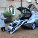 Quingo Flyte Mobility Scooter with MK2 Docking Station