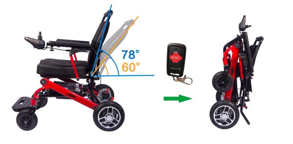 JBH D15A Electric Folding Wheelchair