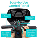 Vive Health 3 Wheel Mobility Scooter - Electric Long Range Powered Wheelchair