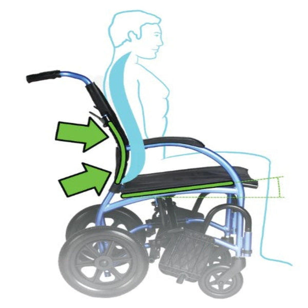 Strongback Excursion 12 Lightweight Transport Chair