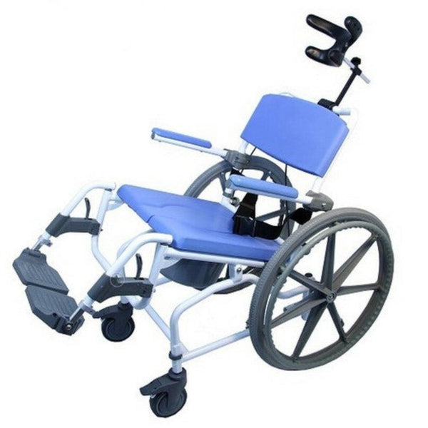 Healthline Model 190-24-4W Aluminum Shower Commode 18″ Seat (New 4 way)