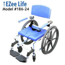 Model 186-24 Aluminum Shower Commode Chair 22″ Wide Seat