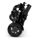 Side View Of The ComfyGo IQ 9000 Electric Wheelchair In The Folded Position