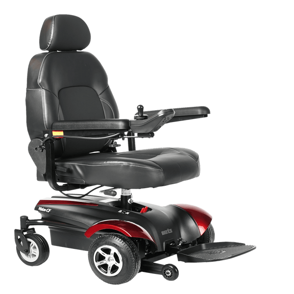 Side View Of The Merits Vision CF Power Chair