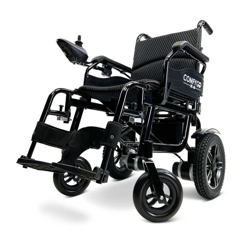 ComfyGo Mobility X-6 Lightweight Electric Wheelchair (17.5″ Wide Seat)