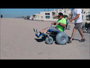 Wheeleez Sandcruiser All-Terrain Beach Wheelchair Video About The Balloon Wheels